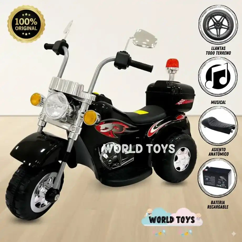 Moto Infantil para Niños y Niñas (Pack Completo) 🎁
