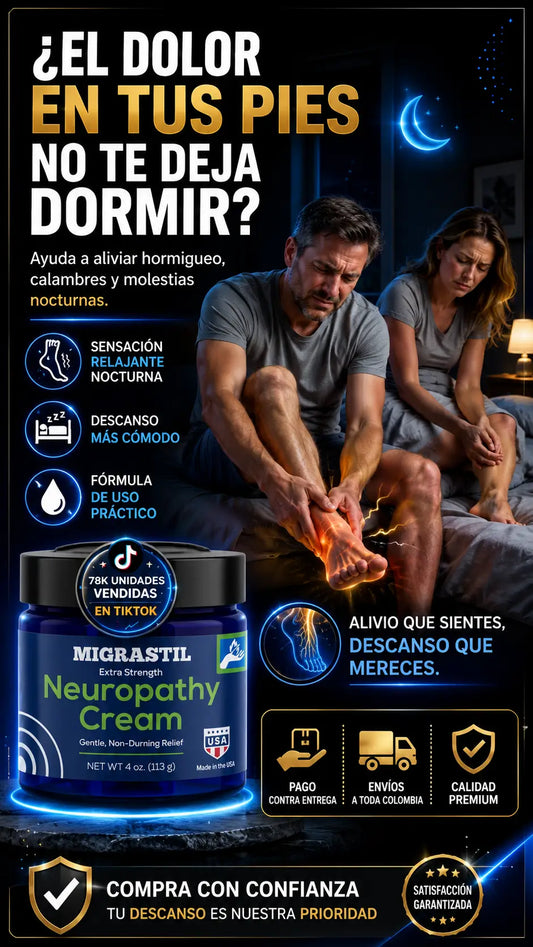 Crema Migrastil Pies – Alivia tus Noches con una Sensación Relajante