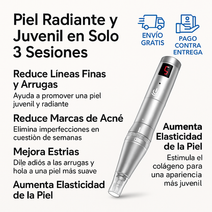 DERMAPEN+ CARGADOR+2 CARTUCHOS DE 12 AGUJAS