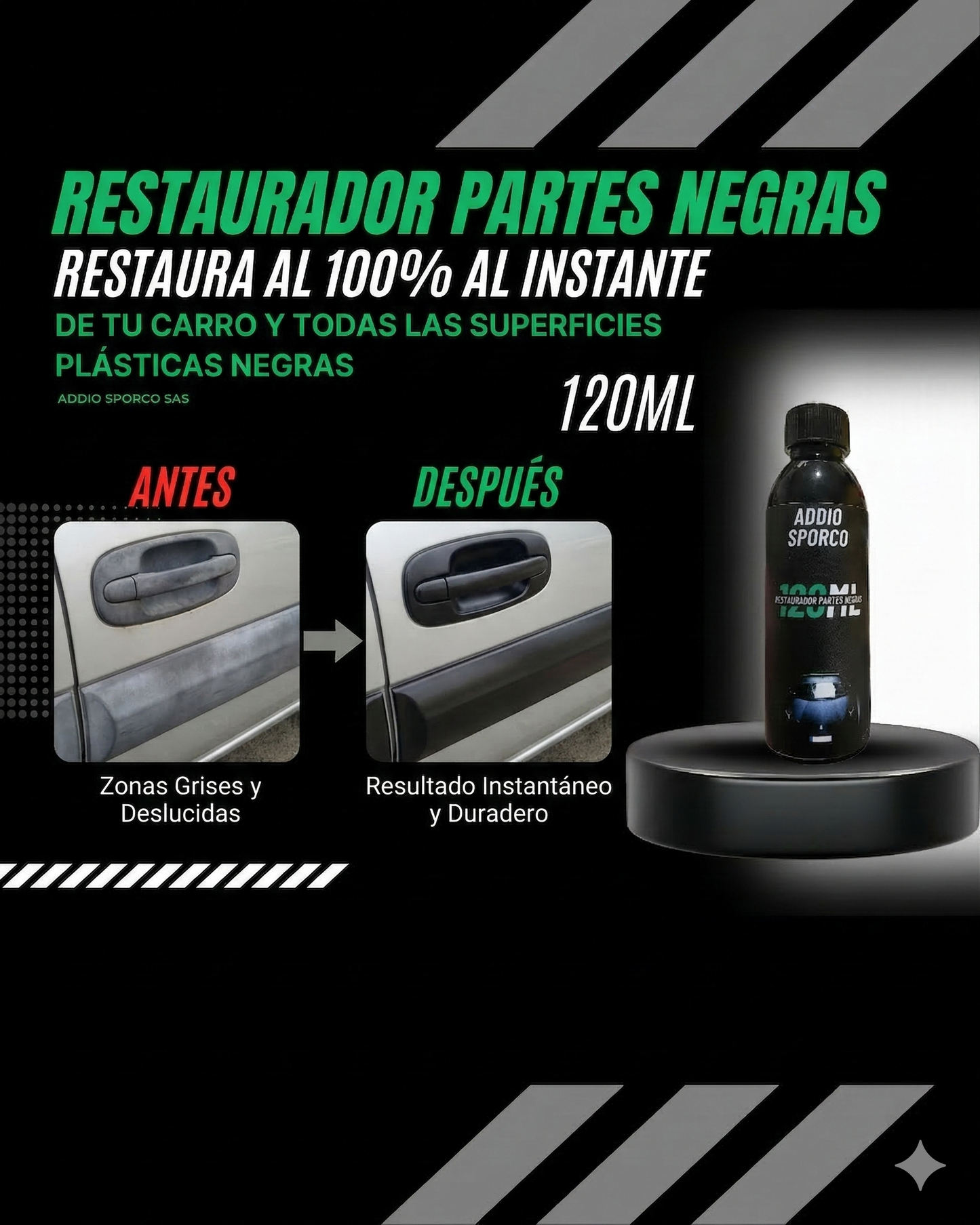 Restaurador partes negras  120