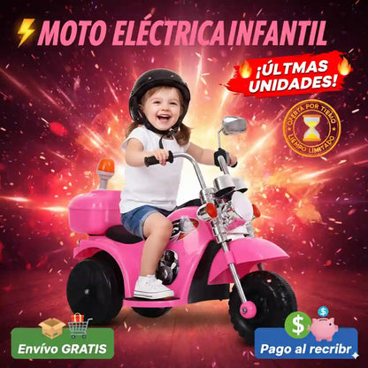 Moto Infantil  para Niños y Niñas (Pack Completo) 🎁