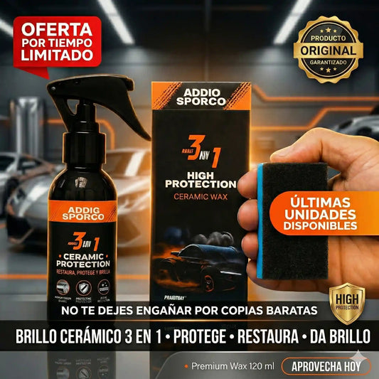 🔥Nano Ceramico 120 ML + Gratis PAÑO + Gratis Esponja🔥
